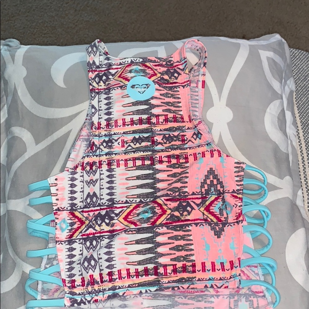 Roxy Rash Guard Bikini Top - Picture 2 of 4